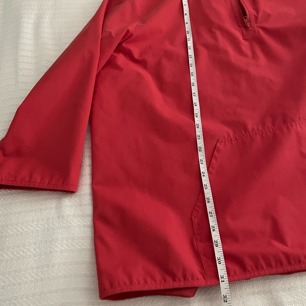 Women’s Red Rain Jacket With Hood Plus 3X - Picture 5 of 8